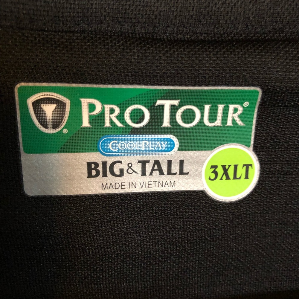 Mens Pro Tour Big & Tall Shirt - Picture 2 of 2